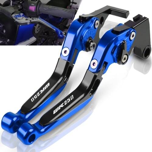 FOR YAMAHA WR250 WR 250 1994 1995 1996 Motorcycle Accessories handbrake Adjustable Brake Clutch Levers with LOGO WR250