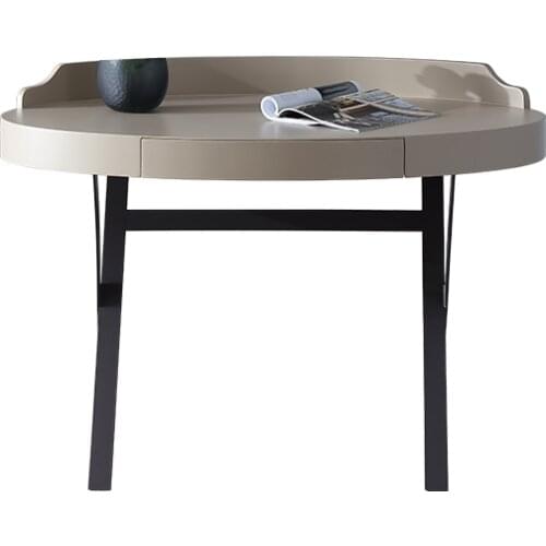 Italian light luxury solid wood computer desk household small family modern simple desktop small desk chair