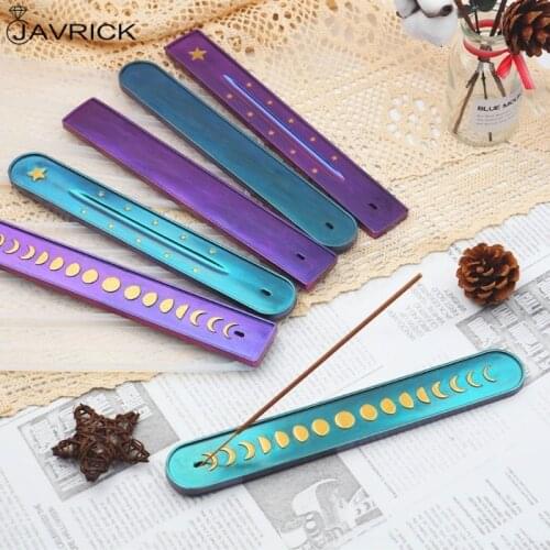 Catholic Incense Sticks Holder Resin Molds Moon Phase Incense Burner Ashes Catcher Epoxy Resin Casting Mold Art Crafts