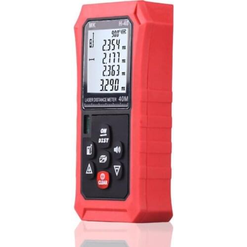 Laser Measure Laser Distance Meter 40/60/80/100M, Portable Digital Measure Tool Range Finder, Pythagorean Mode, Distance, Area