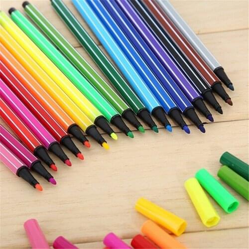 New 1Set/lot Watercolor Marker Painting Pen Children Kids Art Educational Toys Drawing Toys 12 Colors