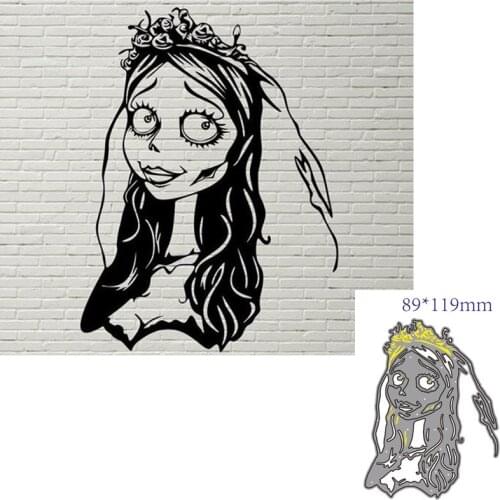 Metal cutting dies cut die mold bride girl decoration Scrapbook paper craft knife mould blade punch stencils dies
