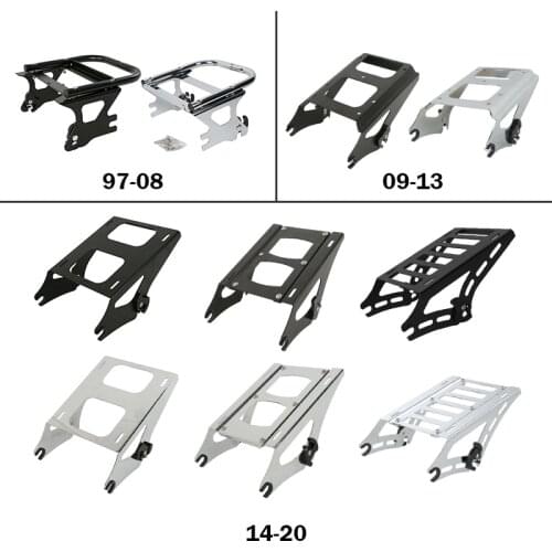 Motorcycle Two Up Mounting Luggage Rack Docking Kits For Harley Tour Pak Touring 97-20 Road Electra Street Glide FLHR FLHX FLTRX