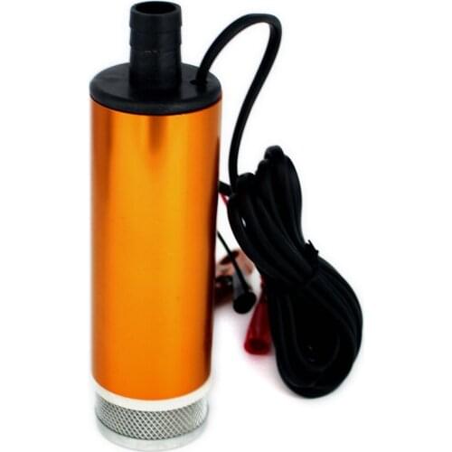 DC 24V 30L/min,Aluminum alloy Submersible Electric bilge pump for diesel/oil/water/fuel transfer,with Switch,24 v volt 24volt