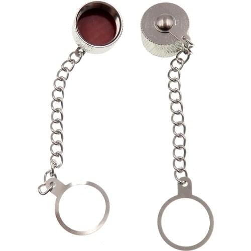 1pcs N - K Dust Cover N Type Famale RF Coaxial Connector Dust Cap With Bead Chain Plug Socket Protective Cover