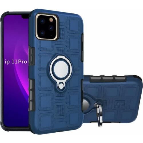 Luxury Protective Case For iPhone 11 Pro 2019 Cover Kickstand PC+TPU Holder Ring buckle Cover For iPhone 11 Pro Max 11 new capa
