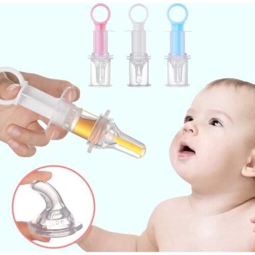 Newborn Baby Kids Food Fruit Maker Processor Tools Grinder Baby Feeding Safe Medicine Dispenser Needle Feeder Pacifier Nipple