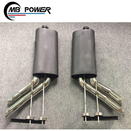 W463 Four Tips Exhaust System G class W463 G550 G500 G65 G63 1990~2018y Stainless steel material exhaust pipe
