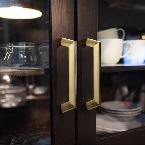 Gold Furniture handle Kitchen Handles Dresser Knobs Cabinet handles Drawer Knob Cupboard Pulls