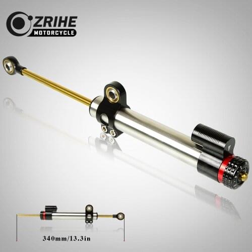 ZRIHE Motorcycle Universal Steering Stabilizer Damper Motorbike Steering Stabilize Safety Control FOR YAMAHA MT 07 MT-07 MT07