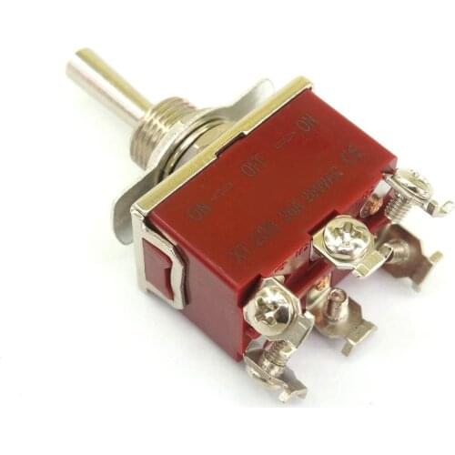 2)XT-23B 25A Double-Pole Throw Middle Stop ON-OFF-ON Toggle Switch Hand Reset