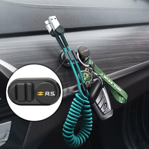 2PCS Car Mask Cable Hook Interior Small Hook Auto Fastener Supplies For Renault koleos duster megane 2 logan renault clio CAPTUR