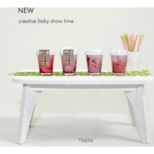 2Pcs/set 1/12 Dollhouse Mini Simulation Drinks Model Fruit Drink Doll House Decoration