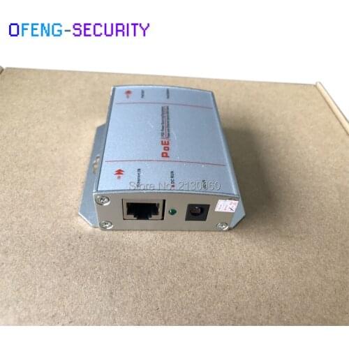 20pcs/Lot Single Port Gigabit PoE Injector Complies with IEEE 802.3af/AT, 2x Gigabit RJ45 Ports+ 1x DC Input Port 10/100/1000Mbp