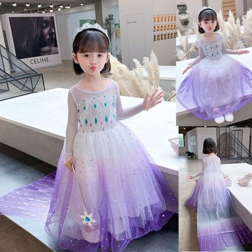 2021 Halloween Princess Girl Wedding Dress Kids Cosplay Dresses Up Children Clothing Costume For 3-10 Years Girls Clothes Set