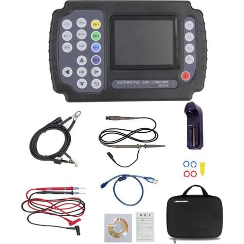 ADO104 4 Channels Handheld Digital Storage Automotive Oscilloscope Repair Diagnostic Instrument Digital Multimeter