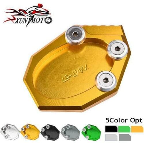 Motorcycle Accessories Side Stand Kickstand Support Plate Foot Pads Inlarge For 2010-2018 Kawasaki Versys 650 KLX 250 2012 2016