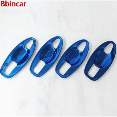 Bbincar Door Bowl Cover Trim Door Handle Decorate X Trail Chrome 8pcs For Nissan X-Trail Rogue T32 2014 2015 2016 2017