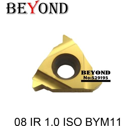 BEYOND 08IR 1.0 ISO BBM18 BYM11 carbide inserts for lathe tool holder SNR SEL 08 IR blade steel SNR0007j08 SNR0008k08 boring bar