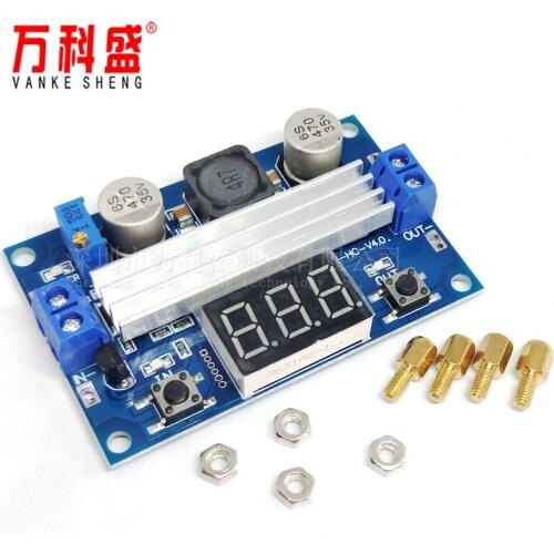 DC-DC LTC1871 Boost Power Module High-power 100W adjustable output 3.5~35V digital display