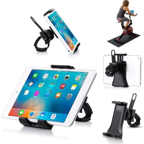 4-12 inch Handlebar Tablet Holder Motorcycle Rail Mount Universal Cell Phone Grip Holder Stand Adjustable 360° Swivel Bracket