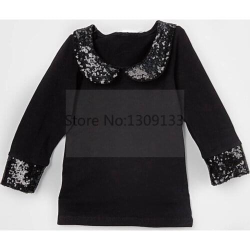 Baby girls Sparkle Gold Sequins Peter Pan Collar Shirt pink Bubbles SHIRT