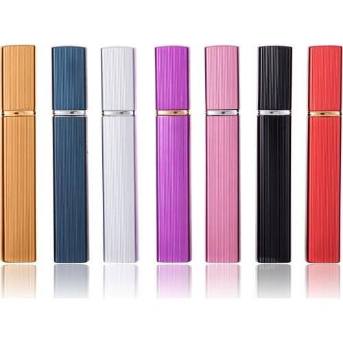 70x 12ml travel portable perfume bottles,aluminum spray bottle,cosmetic vial Anodized perfume essential oil bottling