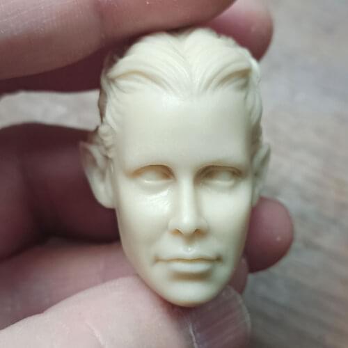 Hot Sales 1/6th Female Female Elf Head Sculpture Unpainted White Color For 12inch DIY Figures Collectable