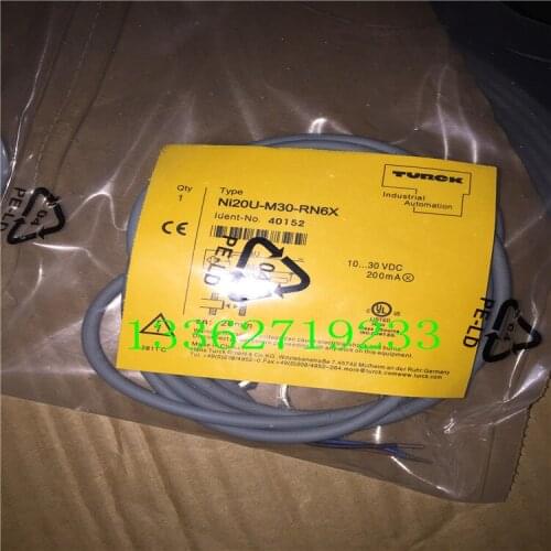 NI20U-M30-RN6X Proximity Switch Sensor DC 3 Wire NPN NC Turck New High Quality