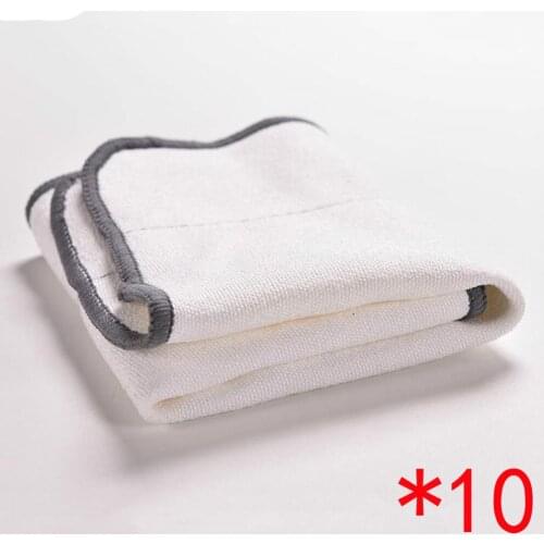 Practical 10PC Microfiber Dry Dweeping Mopping Cloths For iRobot Braava 380 380t 320 Mint 4200 5200 Robotic Resuable Cleaner