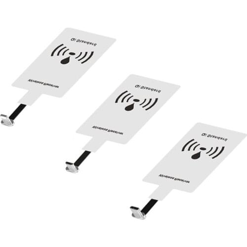 Qi Wireless Charging Receiver Adapter Card Charger Module Mat Chip Wireless Charging Sticker Receiver For iPhone6S Type C Micro