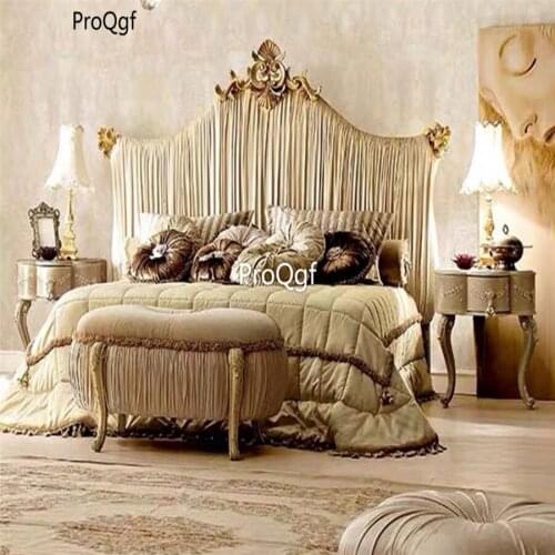Prodgf 1Pcs A Set Castle Girl Style Bedroom Bed(no mattress)