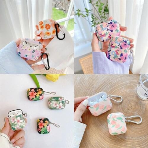 Luxury Retro Rose Flower Pattern TPU Earphone Cases For AirPods Pro 3 Headset Box For AirPods 2/1 Protective Cover Soft Cute
