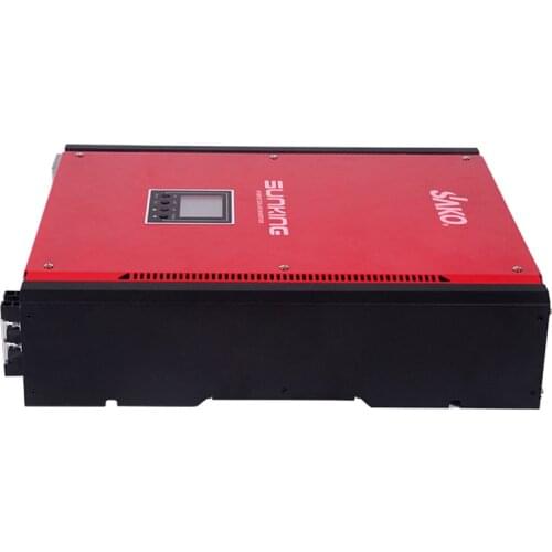 On Grid Hybrid solar power inverter 10kw 3 phase solar Grid tied inverter with battery bank up CE certified solar panel system