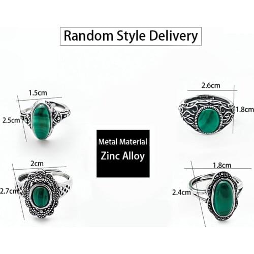 YIHUGMBO Rings With Crystals