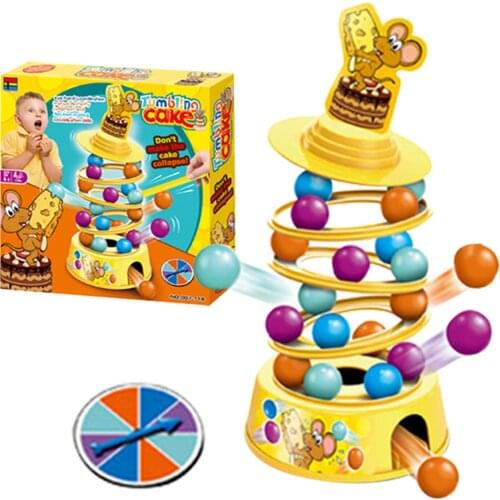Funny Tower Stacking Board Game Building Blocks Balance Educational Training Toy Fun Interactive Gift For Kids Adults Friends