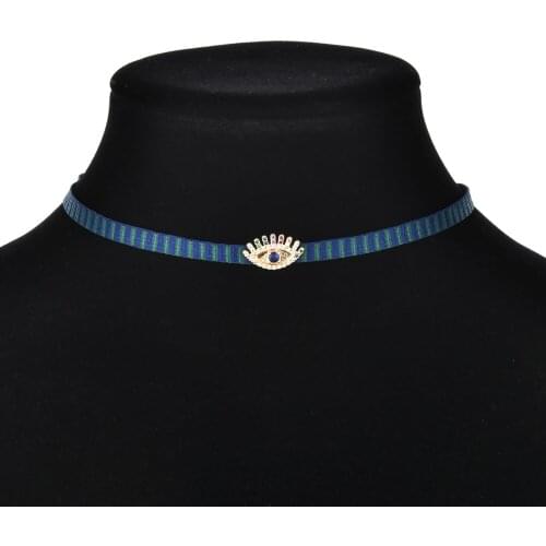 ZMZY Heart Choker Necklaces for Women Geometric Rhinestones Necklaces Statement Jewelry Party Gifts