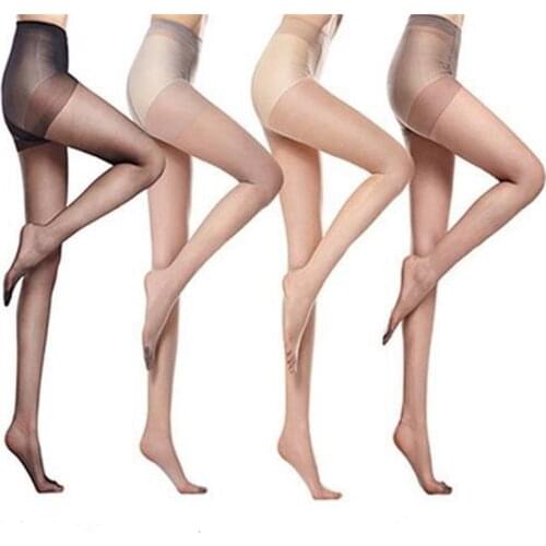 1pair Super Elastic Magical Stockings Women Nylon Pantyhose Sexy Skinny Legs Tights Anti Hook Silk Stocking Pantys Medias