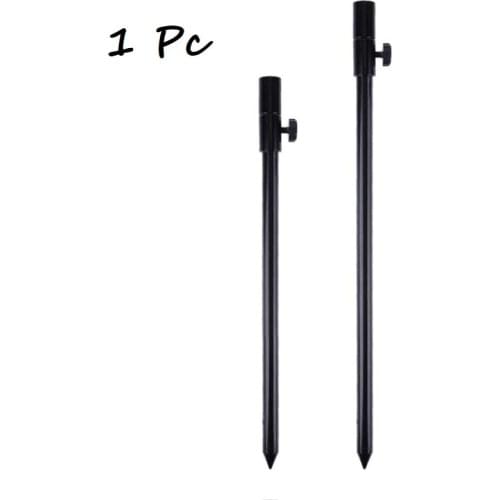 Durable Fishing Bank Stick Delicate Design Carp Fishing Bankstick Adjustable Bite Alarm Bank Stick Extension Rod Black