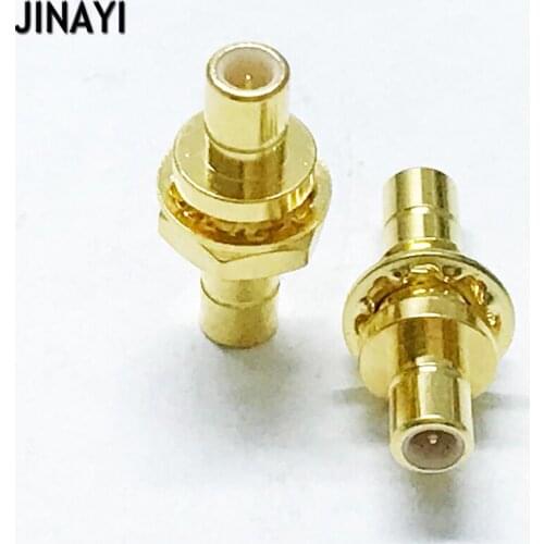 10pcs/lot Adapter SMB male to SMB plug bulkhead panel mount connector straight