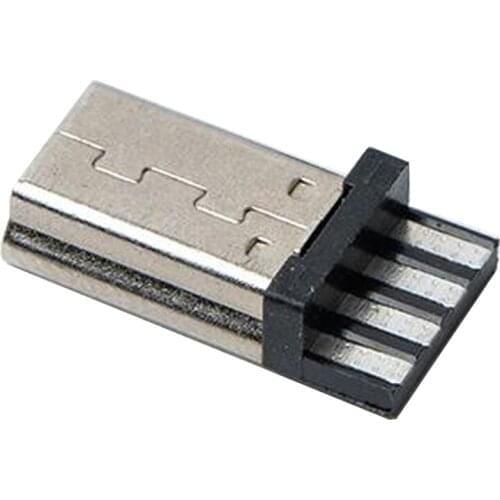 200pcs a lot High quality Super slim mini 5P male connector colors random