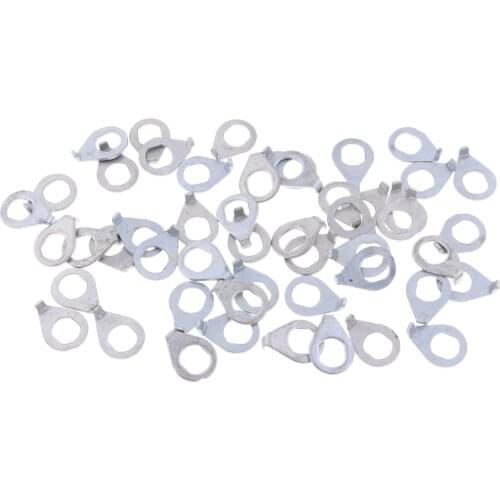 50 Pieces Safety Hub Retaining Clip Silver for Mountain Road Bike Cycling