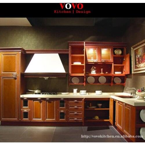 Antique solid wood kitchen cabinet plywood box