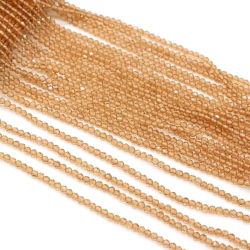 2pcs/lot Natural Small Stone Bead Section Round Loose Stone Beads for Jewelry Making DIY Bracelet Necklace Wholesale Size 3mm