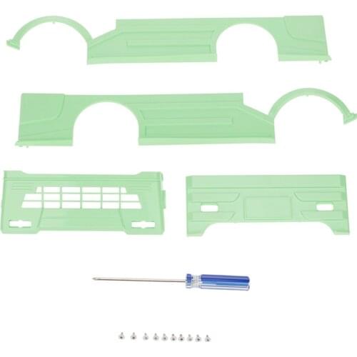 For WPL D12 1/10 RC Car Body Armor Surrounded Kits Decoration Cover Upgrade Parts Accessories