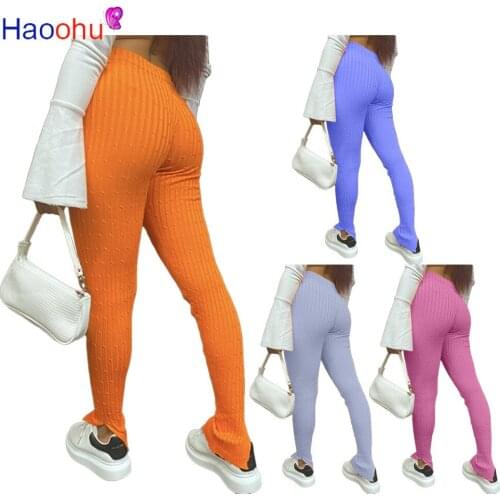 Женские трикотажные брюки HAOOHU China At AliExpress