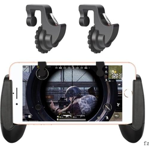 200 Pairs Smart Phone Games Shooter Controller Fire Button Handle for Rules of Survival L1 R1 Gaming Trigger for PUBG