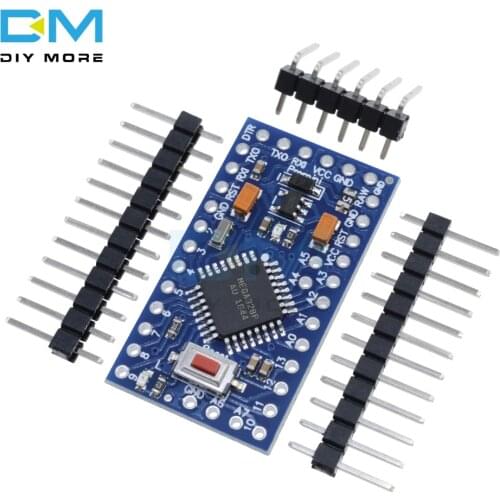 5PCS Atmega328p Atmega328 3.3V 8M Auto-reset Pro Mini Module For Arduino Compatible Nano 3.0 USB Connect Board Replace ATmega128