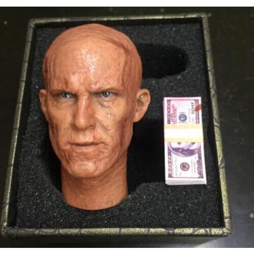 1/6 Scale Male Man Head Sculpt W Ryan Reynolds War Damaged Ver. Figure Model For 12" Male Action Figure Body