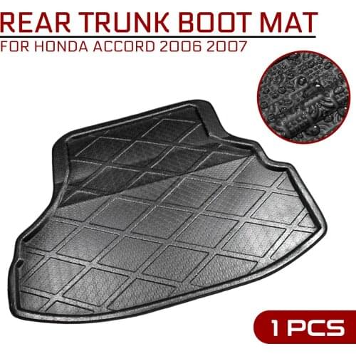 For Honda Accord 2006 2007 Car Floor Mat Carpet Rear Trunk Anti-mud Cover
